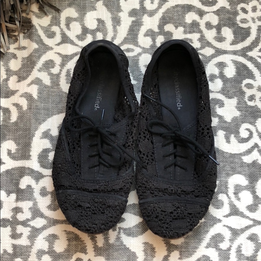 Black Crochet Shoes